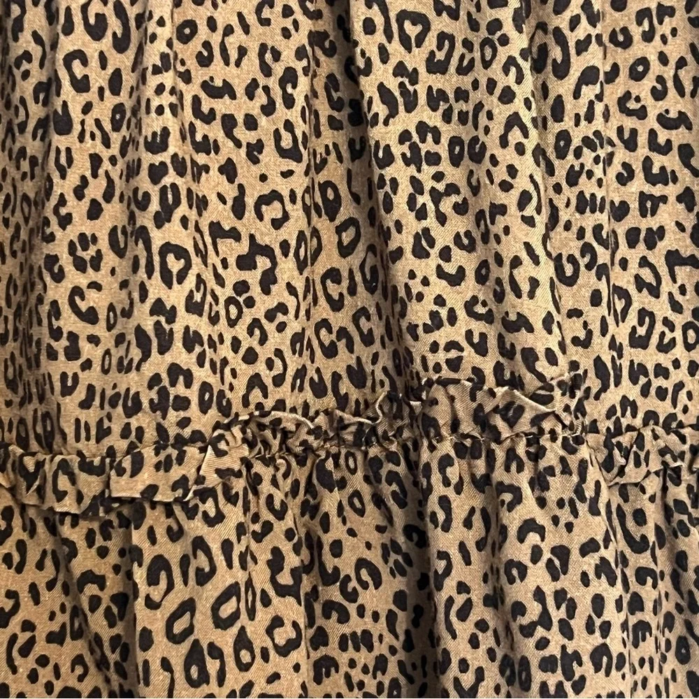 Gap Leopard Print Skort Girls Size‎ 10 Built in Shorts Animal Print Cute Trendy